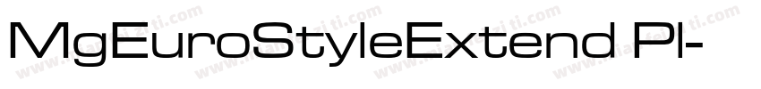 MgEuroStyleExtend Pl字体转换